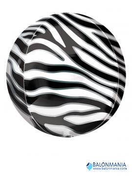 3D balon s efektom zebra pruga