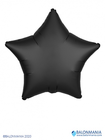 Crni balon zvijezda Silk Lustre Black