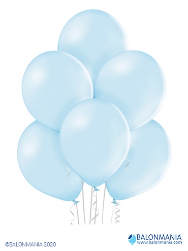 Svjetlo plavi baloni pastel 30cm (50 kom)