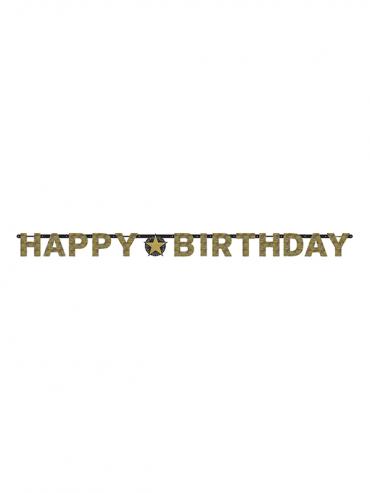 Natpis Happy Birthday 213cmx16,2cm