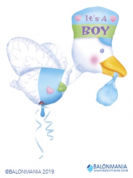 Balon za rojstvo štorklja - Its a boy