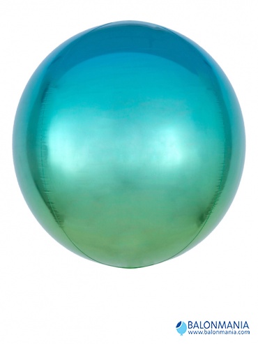 Balon Modro-zelena krogla