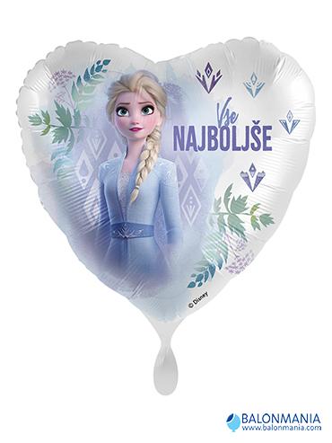 Balon Vse najboljše Elsa Frozen