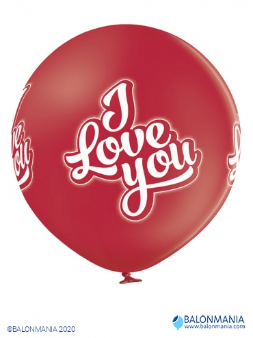 Balon Ljubim te, 60 cm (1 kom)