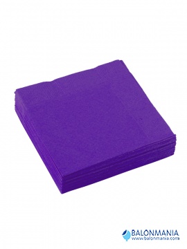 Serviete-prtički temno vijolične papirnate (20 kom)
