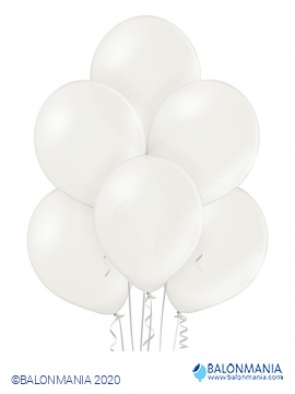 Metal bela perla dekorativni baloni