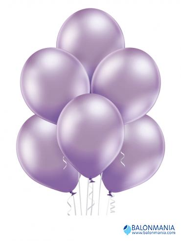 Baloni Vijolični glossy, lateks (6 kom)