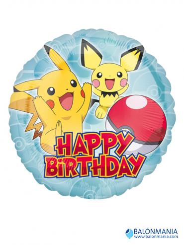 Balon Pokemon rojstni dan