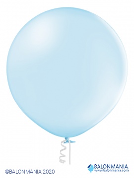 Pastelno svetlo modri dekorativni balon
