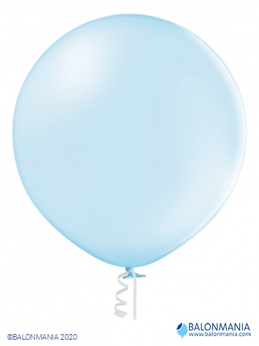 Pastelno svetlo modri dekorativni balon