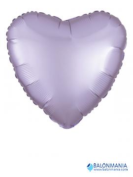 Balon srce - pastelno lila 