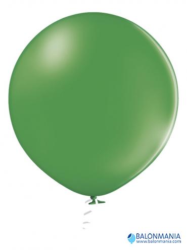 Balon temno zelen pastel, lateks (1 kom)