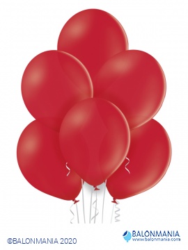 Pastelno rdeči dekorativni baloni
