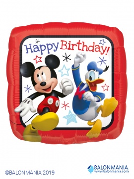 Mickey dirkač happy birthday balon