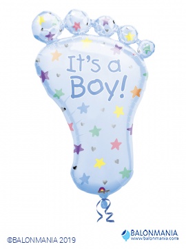 Balon iz folije Foot - Its a Boy