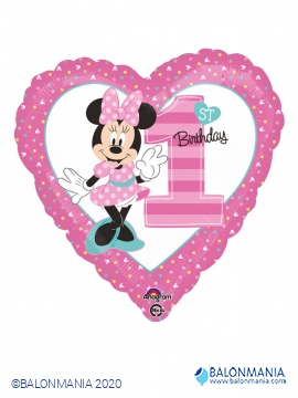 Balon Minnie Mouse prvi rojstni dan 