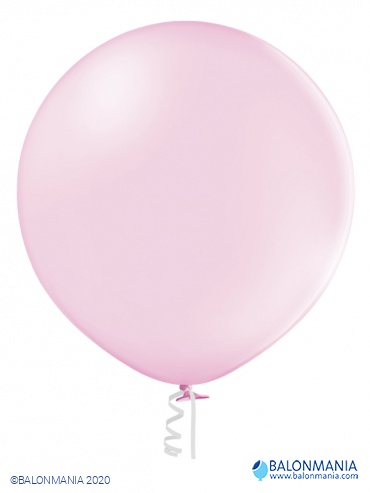 Balon roza pastel, lateks (1 kom)