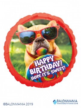 Kuža happy birthday balon