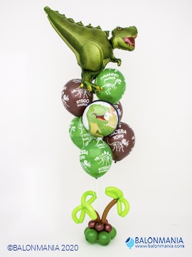 Šopek JUMBO iz balonov "Duo Dinozaver"