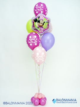 Šopek iz balonov "Minnie Mouse"