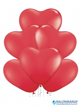 Baloni lateks Rdeči srčki - 40cm