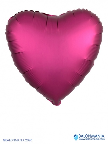 Balon Roza srce temno