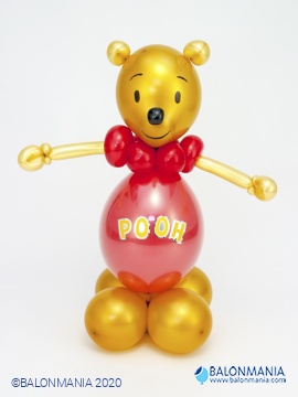 Balonska dekoracija "Medvedek Pu"