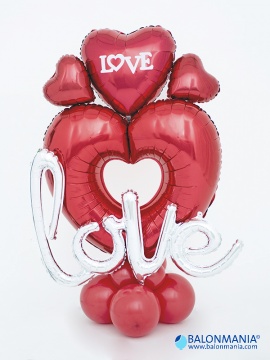 Balonska dekoracija "Ljubezen"
