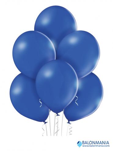 Balon kraljevo modra pastel, lateks (50 kom)