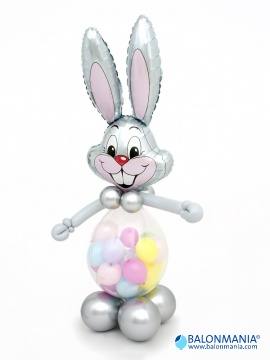 Balonska dekoracija - zajček 