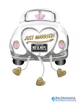 Balon Ravno poročena avto