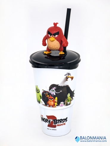Set Kozarec Angry Birds2 500ml - Rdeč