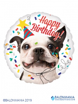 Veseli kuža happy birthday balon
