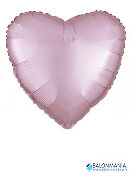 Balon srce - pastelno pink