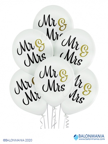 Mr & Mrs baloni (6 kom)
