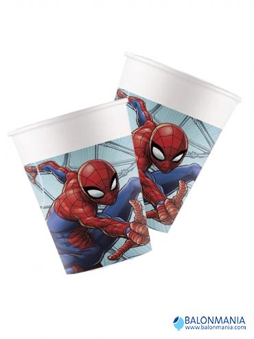 Kozarci Spiderman papirnati 200ml (8 kom)